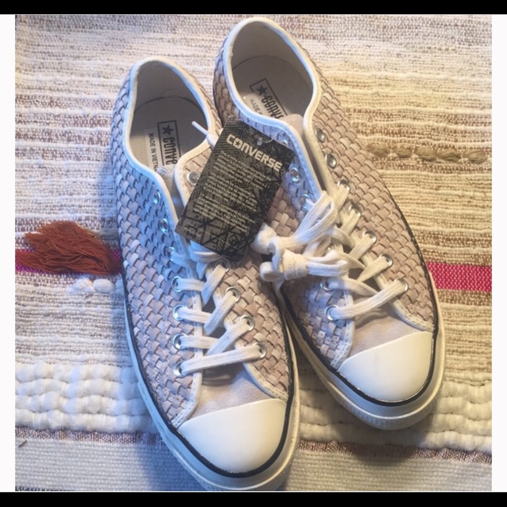 New Unisex Suede Woven Chucks Women’s 12 Men’s 10